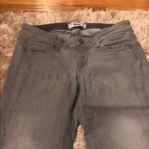 Paige Skyline Skinny Grey Jean